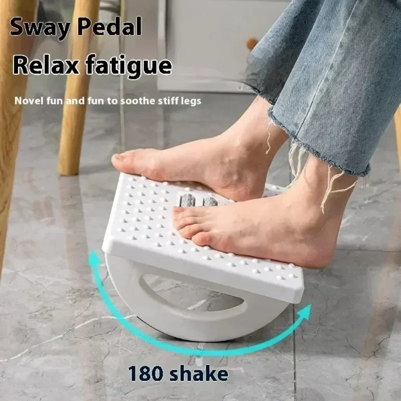 Footrest Under Desk - 책상 아래 풋레스트 마사지 롤러가 있는