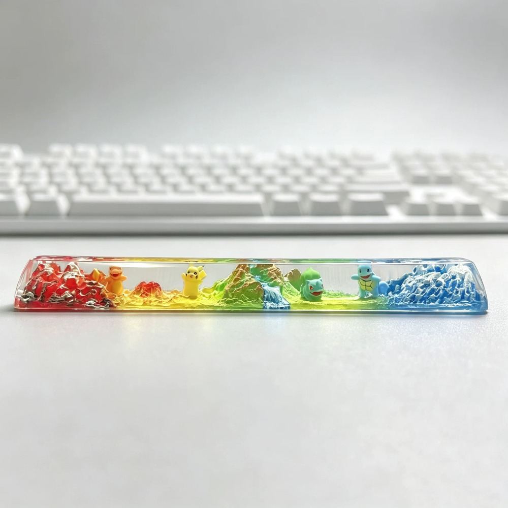 Keyboard Tenkeyless - 포켓몬 3D 키캡 이브이 레진 스페이스바