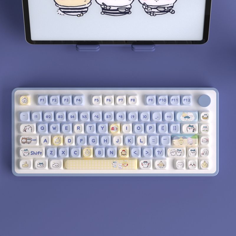 귀여운 치이카와 테마 MOT 높이 조절 키캡 풀세트 교 - Keyboard Tenkeyless 리뷰 및 가격