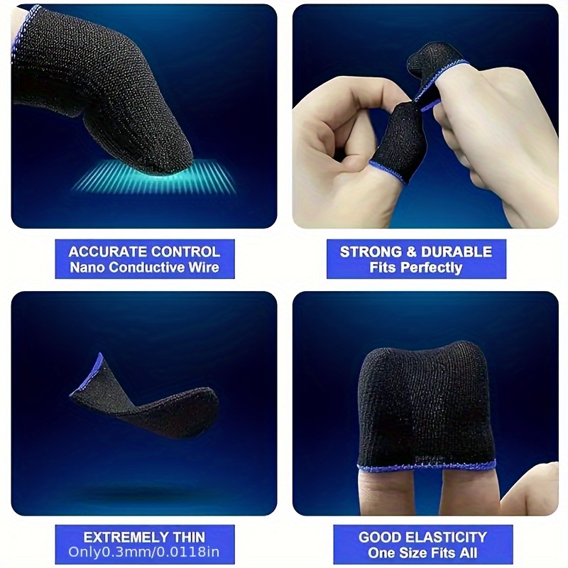 40pc 모바일 게임 손가락 끝 장갑 땀 방지 미끄럼  - Esports Gaming Gloves 리뷰 및 가격