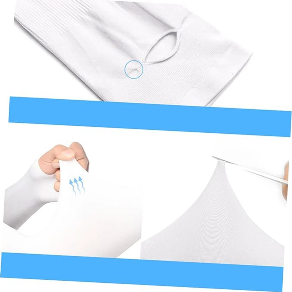엄지 구멍이있는 1 쌍 팔 보호대 슬리브 보호 슬리브  - Esports Gaming Arm Sleeve 리뷰 및 가격