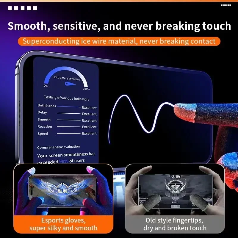 실버 섬유 미끄럼 방지 초박형 땀 방지 통기성 게임 손 - Esports Gaming Gloves 리뷰 및 가격