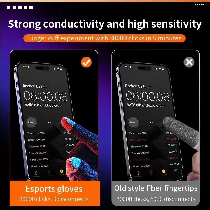 실버 섬유 미끄럼 방지 초박형 땀 방지 통기성 게임 손 - Esports Gaming Gloves 리뷰 및 가격