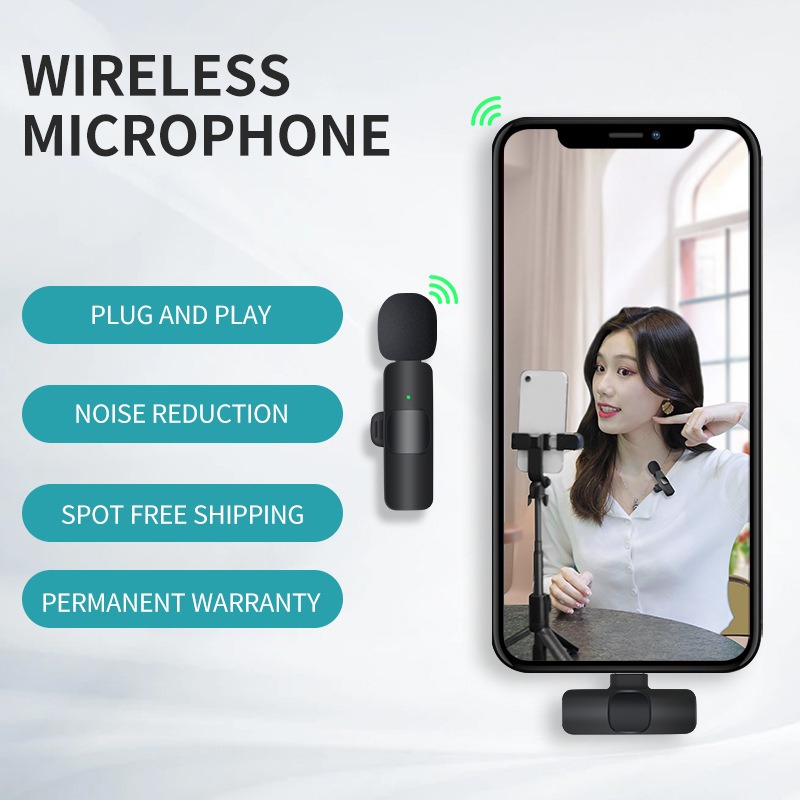 아이폰 안드로이드용 무선 라발리에 마이크, 라이브 스트 - Streaming Mic Condenser 리뷰 및 가격