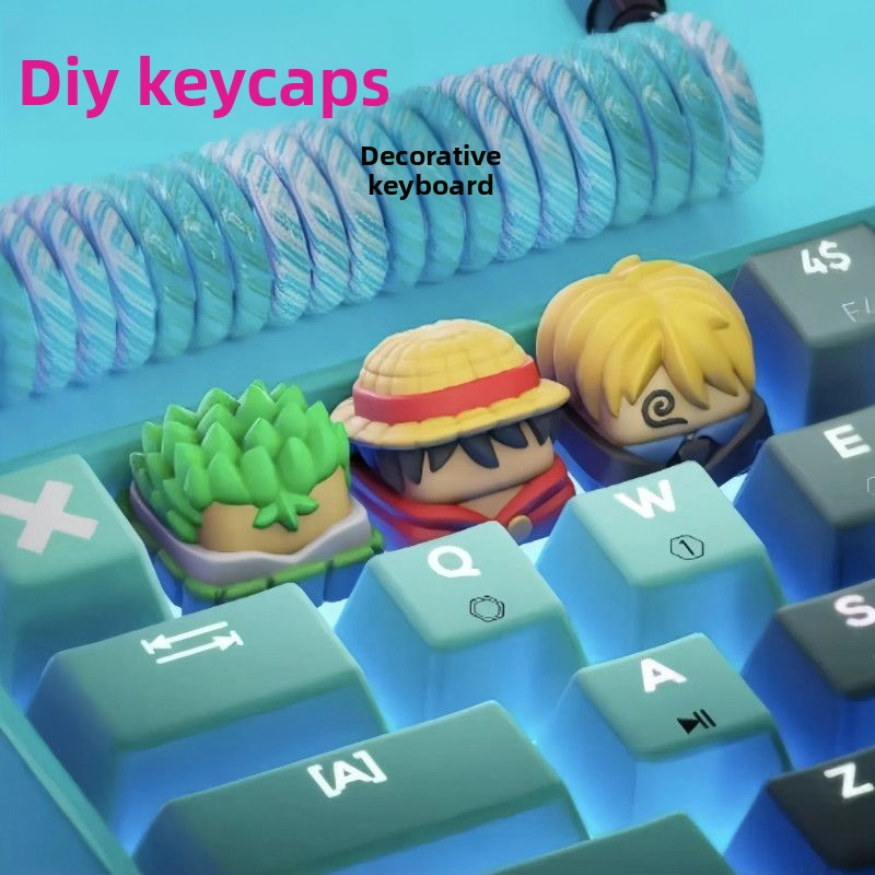 원피스 애니메이션 주변기기 Monkey·D·Luffy  - Keyboard Tenkeyless 리뷰 및 가격