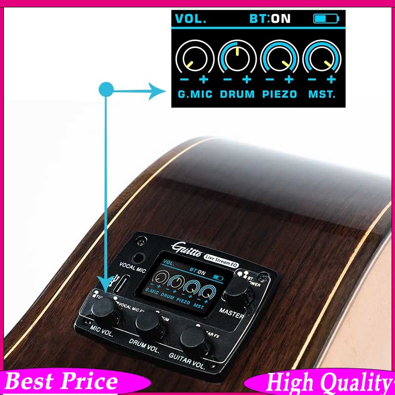 Guitto GGP-05 어쿠스틱 기타 픽업 시스템 다 - Streaming Mic Condenser 리뷰 및 가격
