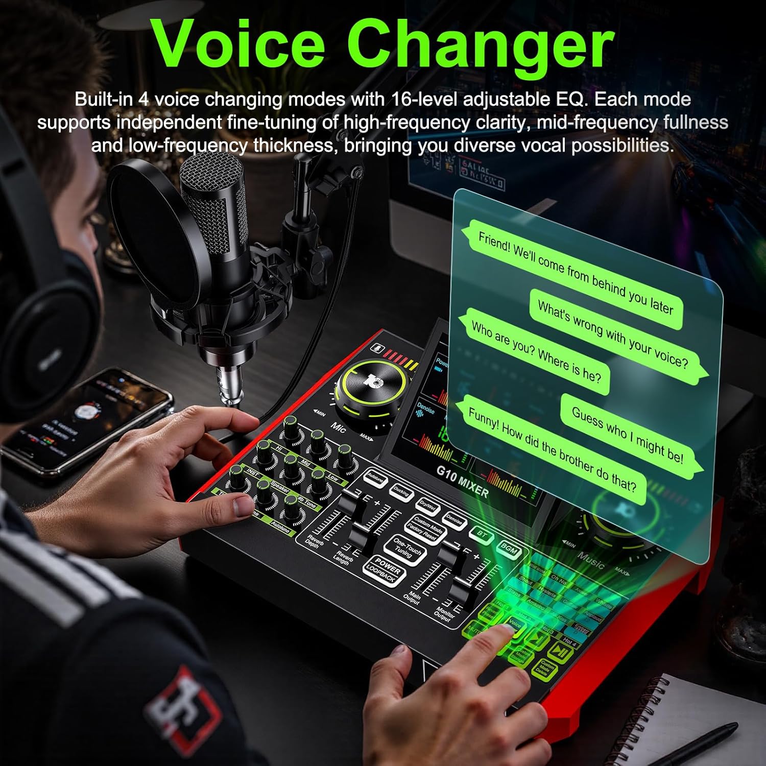 Tenlamp G10 라이브 스트리밍 오디오 인터페이스 - Streaming Mic Condenser 리뷰 및 가격