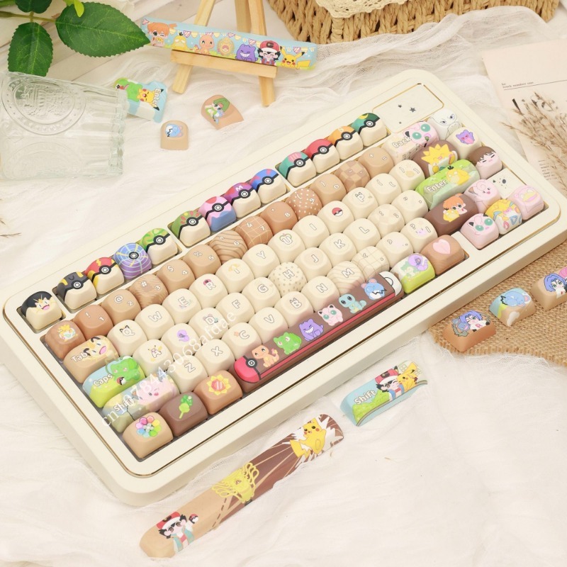 애니메이션 포켓몬 키캡 MOA 높이 131 키/세트 승 - Keyboard Tenkeyless 리뷰 및 가격
