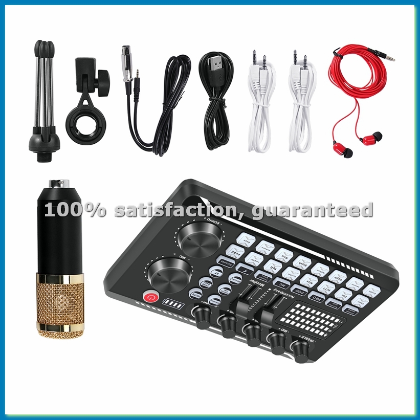 F998 사운드 카드 키트, BM-800 마이크 키트, - Streaming Mic Condenser 리뷰 및 가격